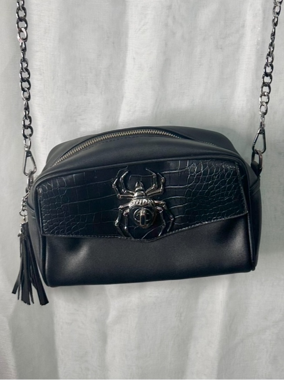 Killstar Black Widow Crossbody Bag